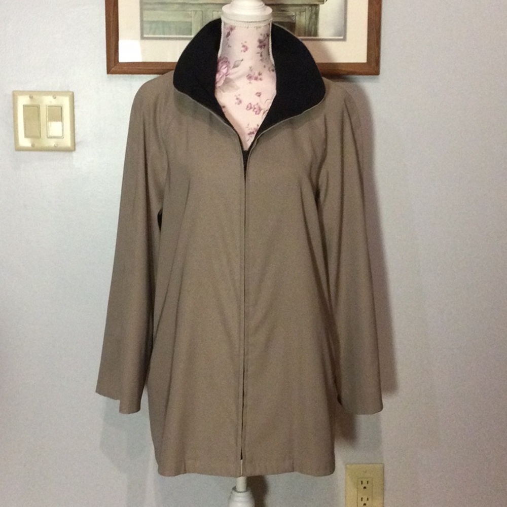 Jones New York Black & Tan Jacket